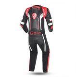 BELA X Race 1PC Motorbike Racing Suits Black White Red