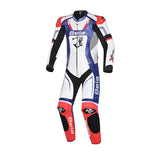 BELA X Race 1PC Motorbike Racing Leather Suit Black White Blue