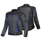 BELA ARTREX AIR 2.0 MOTORCYCLE JACKET BLACK GREY BLUE