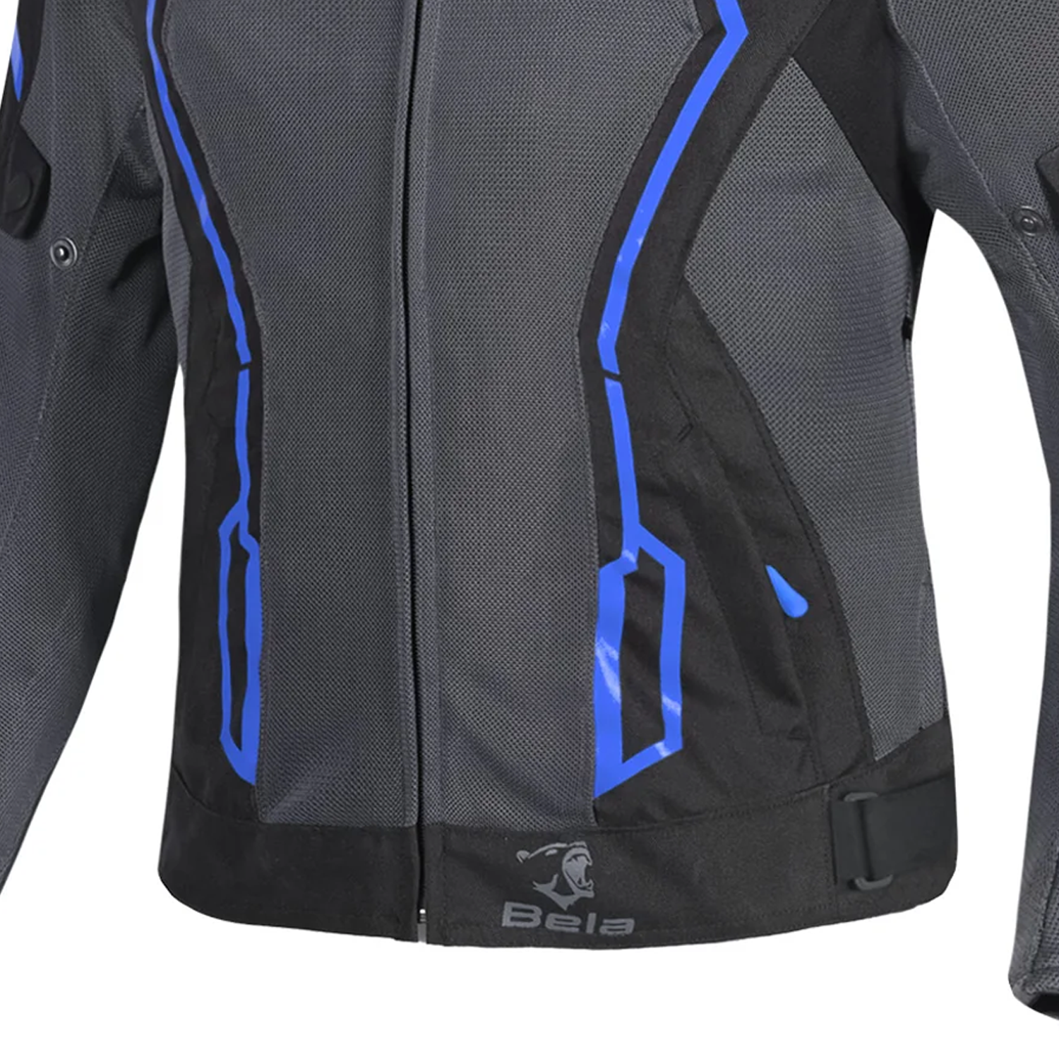 BELA ARTREX AIR 2.0 MOTORCYCLE JACKET BLACK GREY BLUE