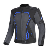 BELA ARTREX AIR 2.0 MOTORCYCLE JACKET BLACK GREY BLUE
