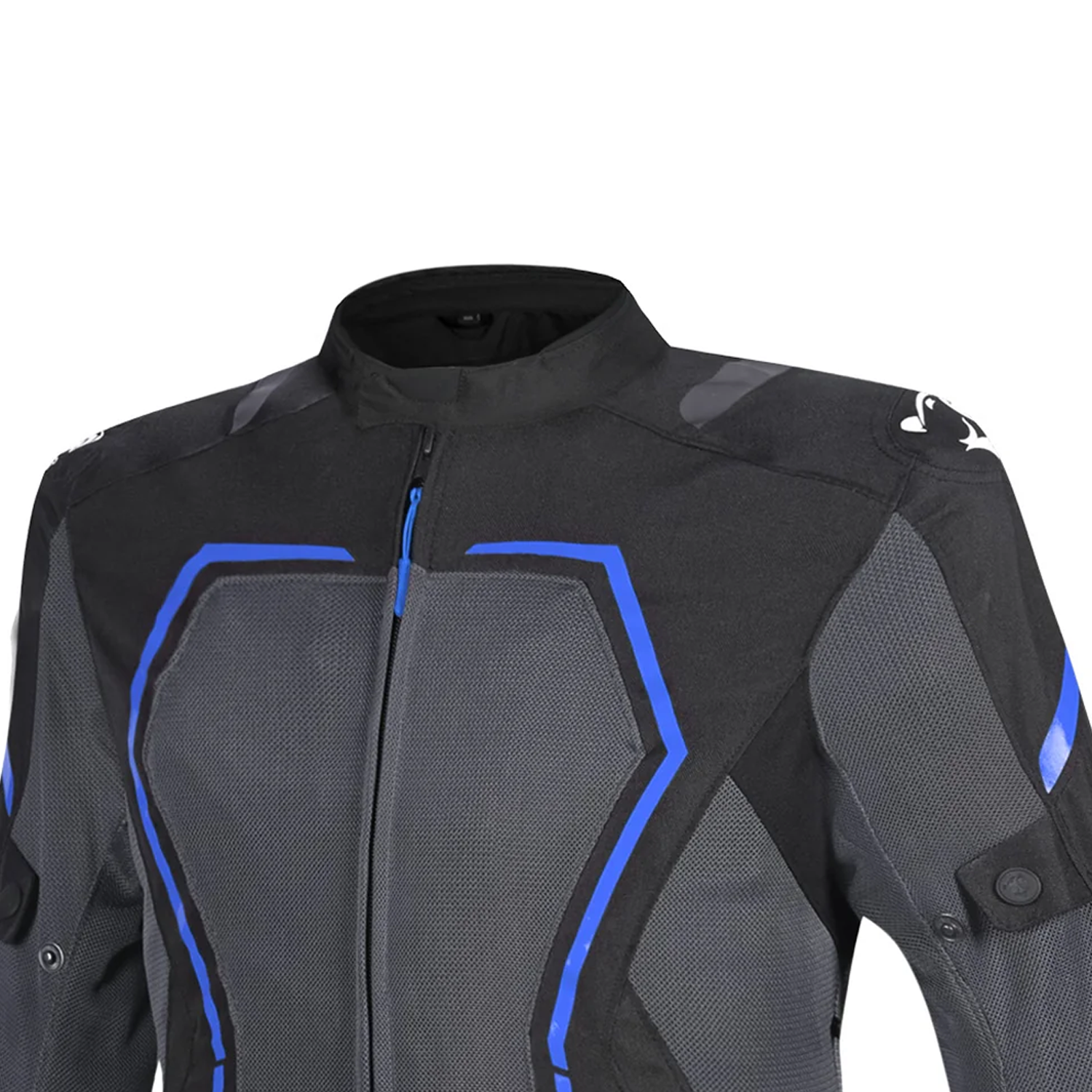 BELA ARTREX AIR 2.0 MOTORCYCLE JACKET BLACK GREY BLUE