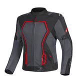 BELA ARTREX AIR 2.0 MOTORCYCLE JACKET BLACK GREY RED