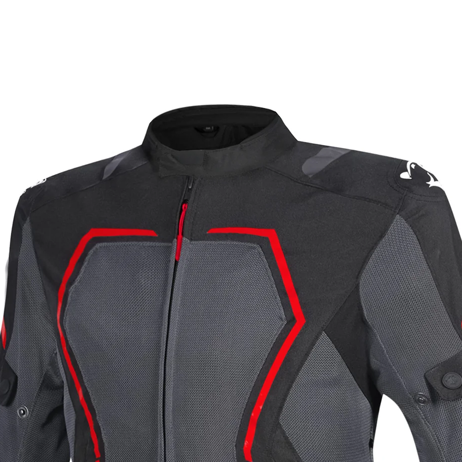 BELA ARTREX AIR 2.0 MOTORCYCLE JACKET BLACK GREY RED