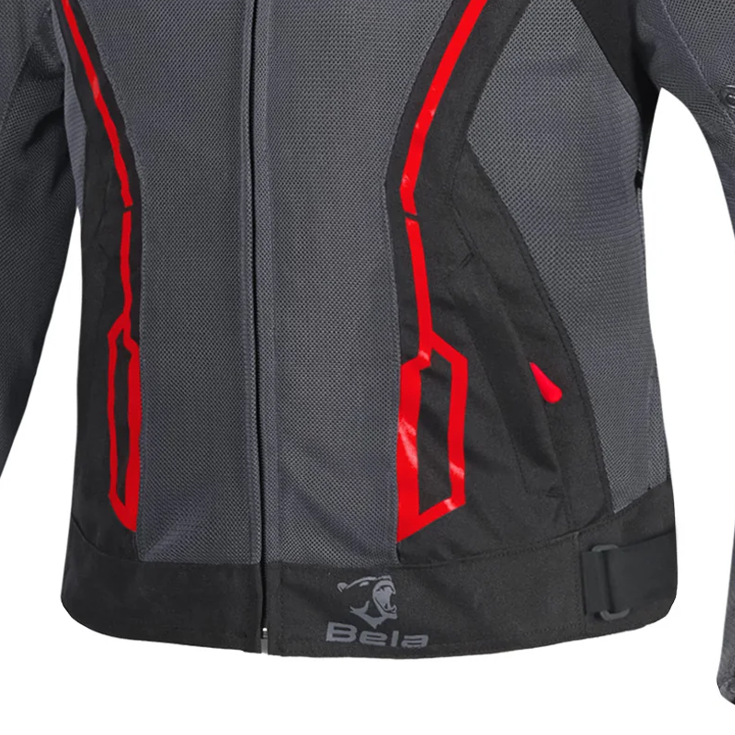 BELA ARTREX AIR 2.0 MOTORCYCLE JACKET BLACK GREY RED