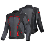 BELA ARTREX AIR 2.0 MOTORCYCLE JACKET BLACK GREY RED