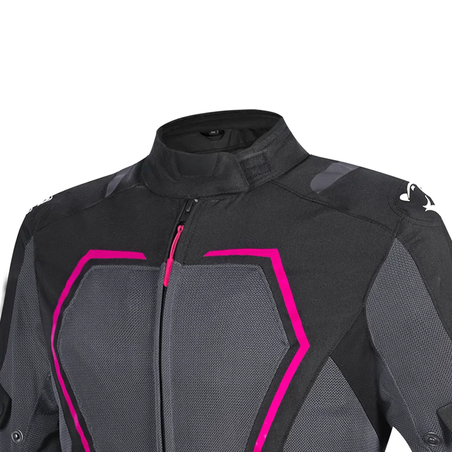 BELA ARTREX AIR 2.0 MOTORCYCLE LADY JACKET BLACK GREY FUSCHIA