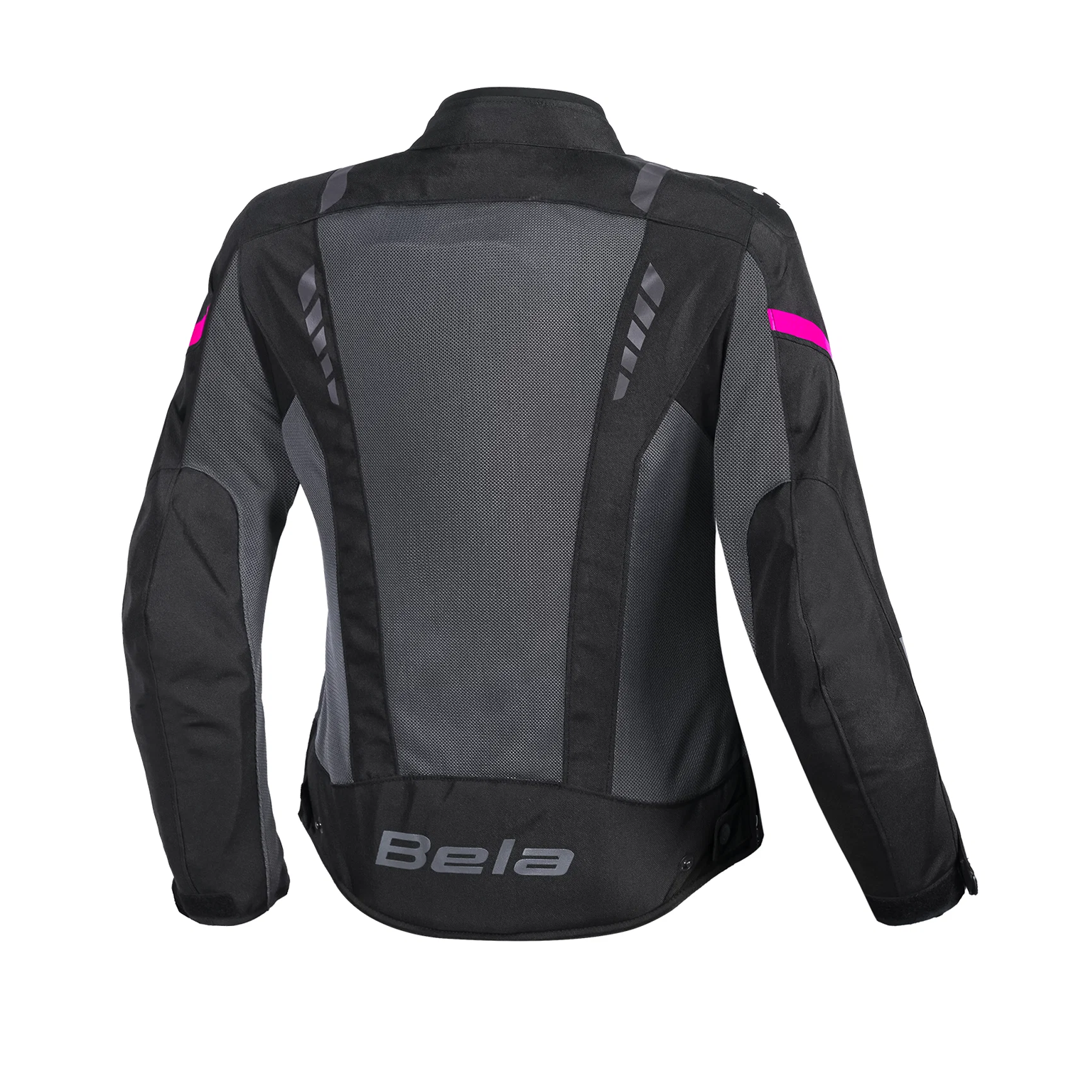 BELA ARTREX AIR 2.0 MOTORCYCLE LADY JACKET BLACK GREY FUSCHIA