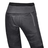 BELA BEAST MEN MOTORCYCLE LEATHER PANT BLACK WHITE ANTHARACITE
