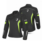 BELA Bradley Lady Motorcycle Textile Jacket Black Yellow Fluro