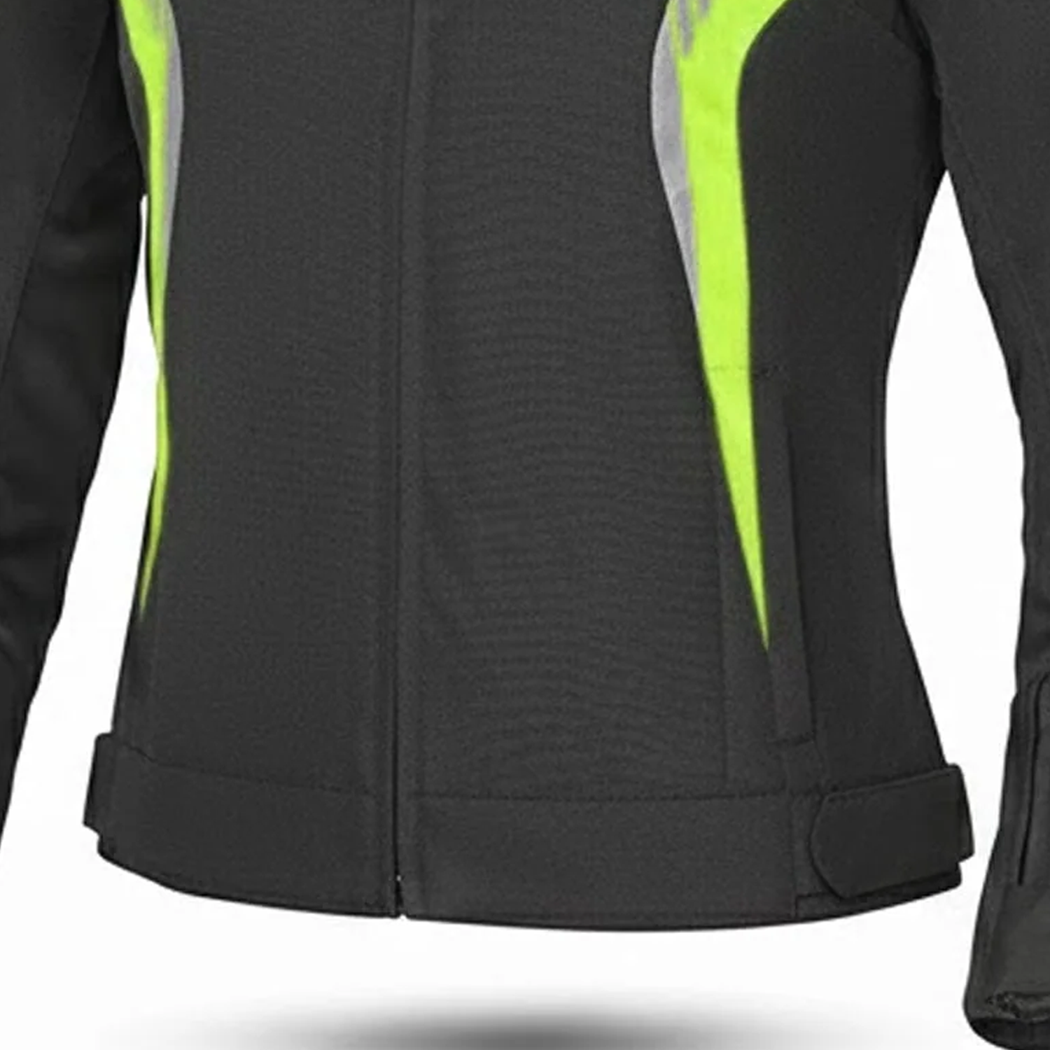 BELA Bradley Lady Motorcycle Textile Jacket Black Yellow Fluro