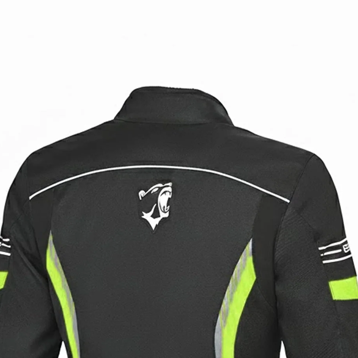 BELA Bradley Lady Motorcycle Textile Jacket Black Yellow Fluro