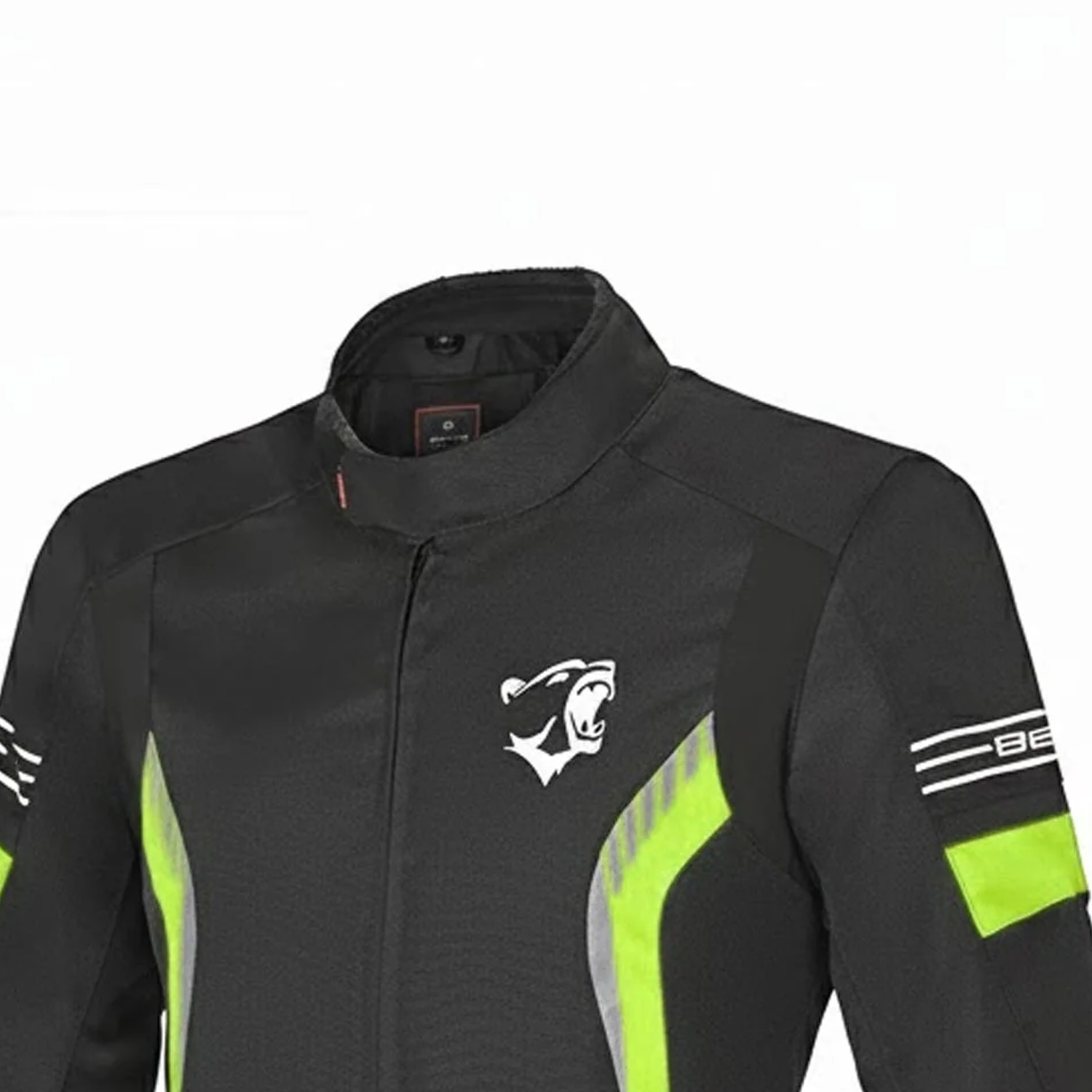 BELA Bradley Lady Motorcycle Textile Jacket Black Yellow Fluro