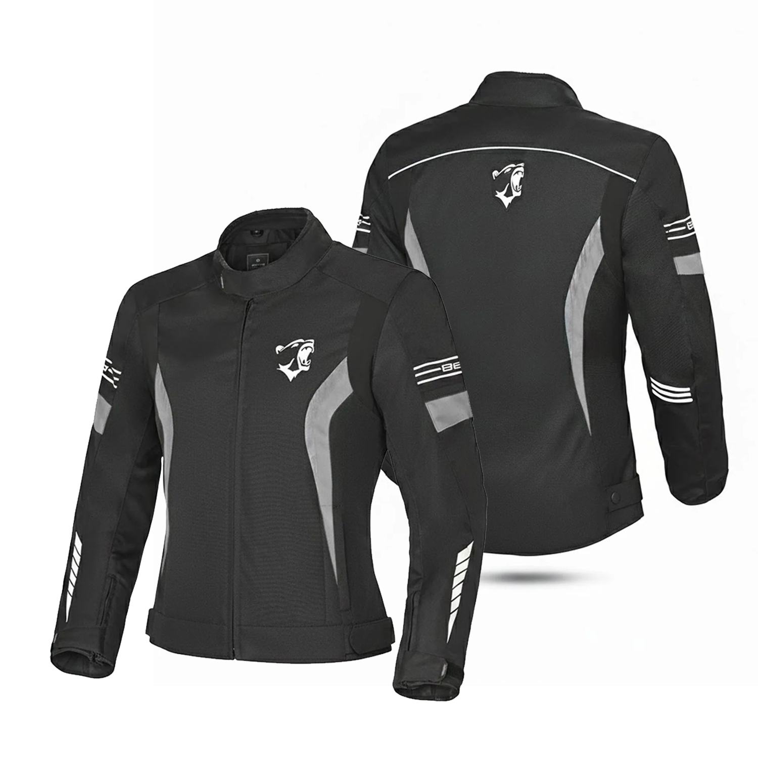 BELA Bradley Lady Motorcycle Textile Jacket Black Grey