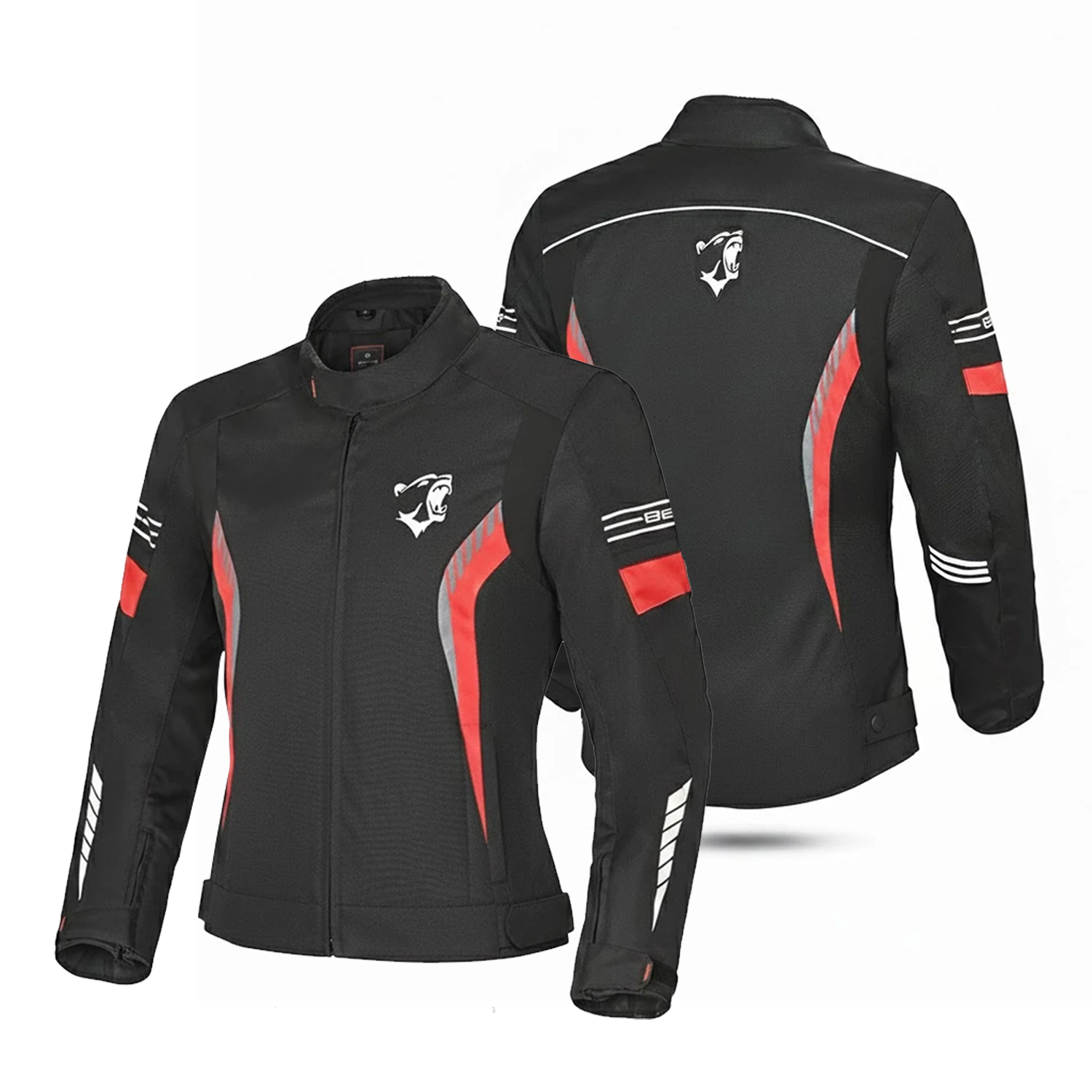 BELA Bradley Lady Motorcycle Textile Jacket Black Red