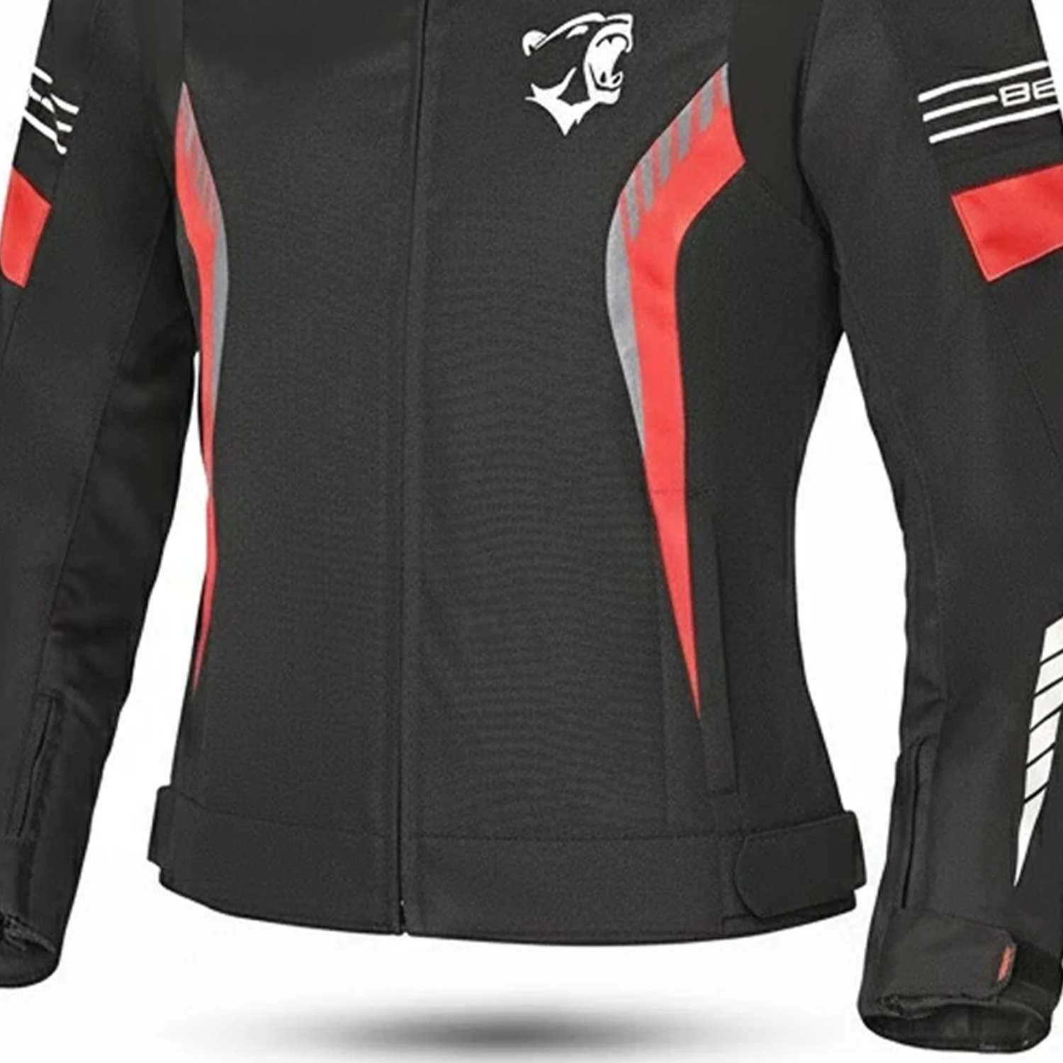 BELA Bradley Lady Motorcycle Textile Jacket Black Red