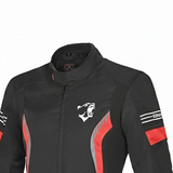 BELA Bradley Lady Motorcycle Textile Jacket Black Red