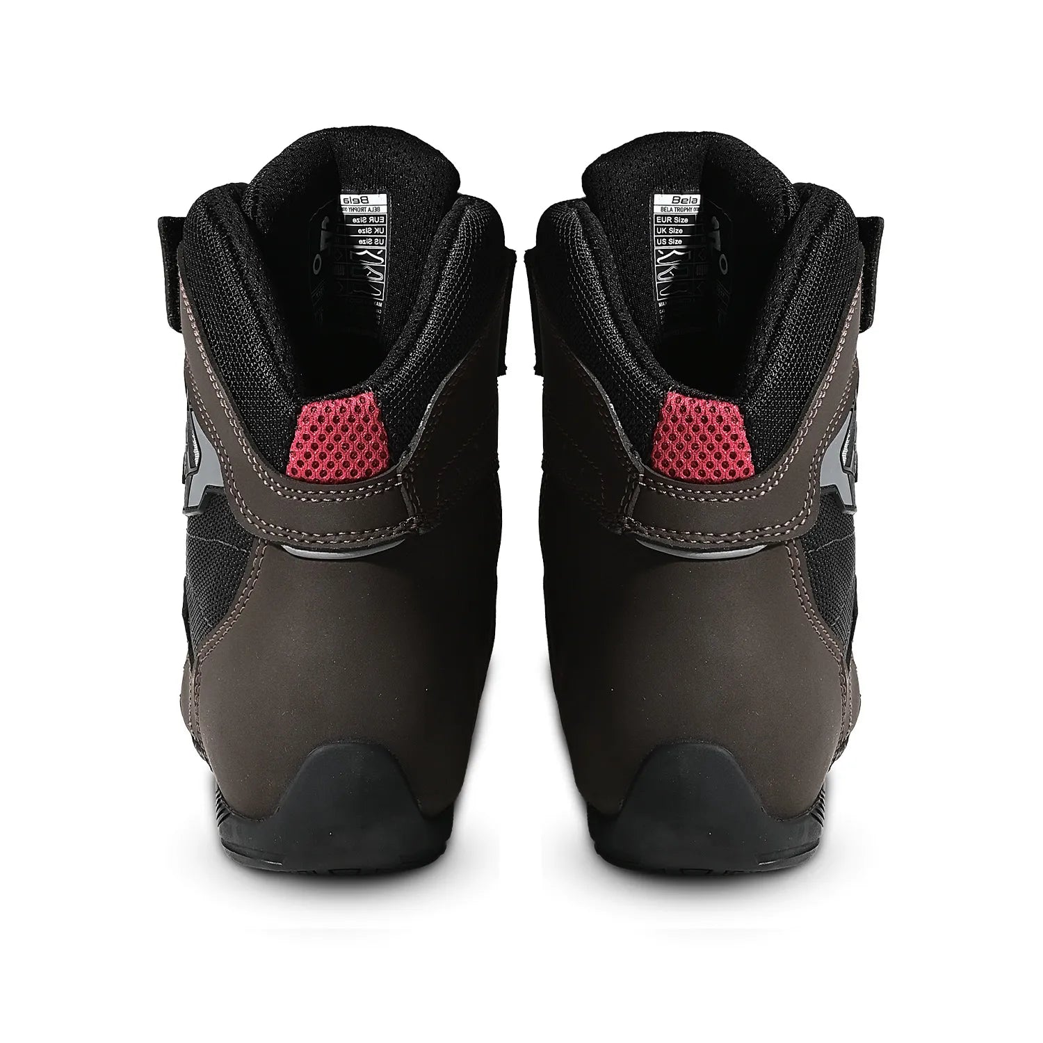 BELA TROPHY URBAN MOTORCYCLE BOOTS BROWN BLACK