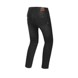 BELA Clark Men Motorcycle Jeans 32L Black Spray
