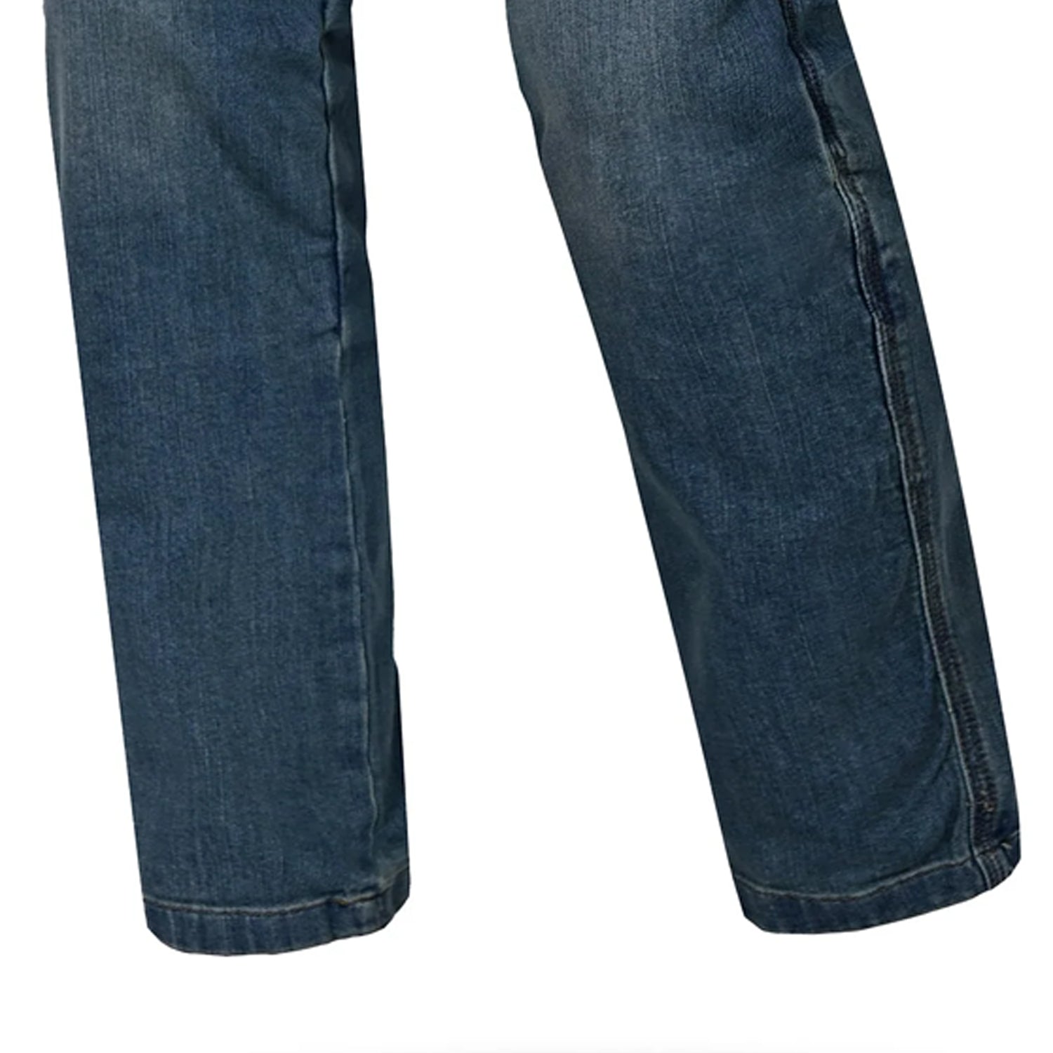 BELA DRIFTER MEN MOTORCYCLE DENIM JEANS 34L GREY BLUE TINT