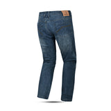 BELA DRIFTER MEN MOTORCYCLE DENIM JEANS 34L GREY BLUE TINT