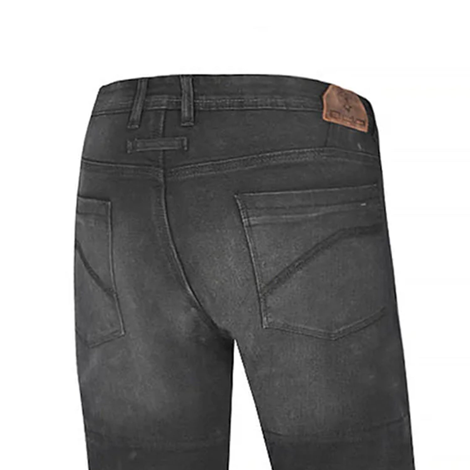 BELA DRIFTER MOTORCYCLE DENIM JEANS 32L BLACK