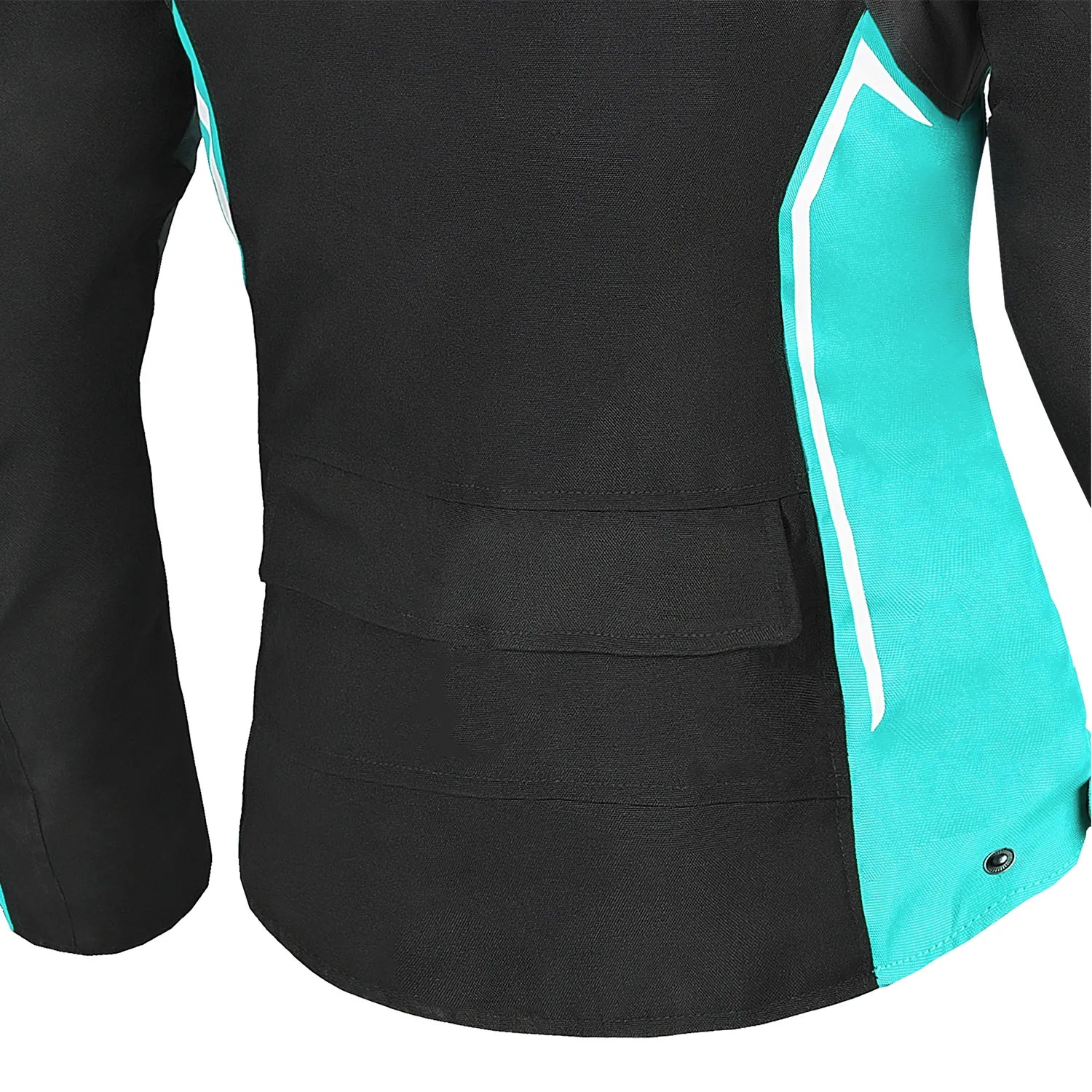 BELA Elanur Lady Motorbike Textile Jacket Black Grey Turquoise