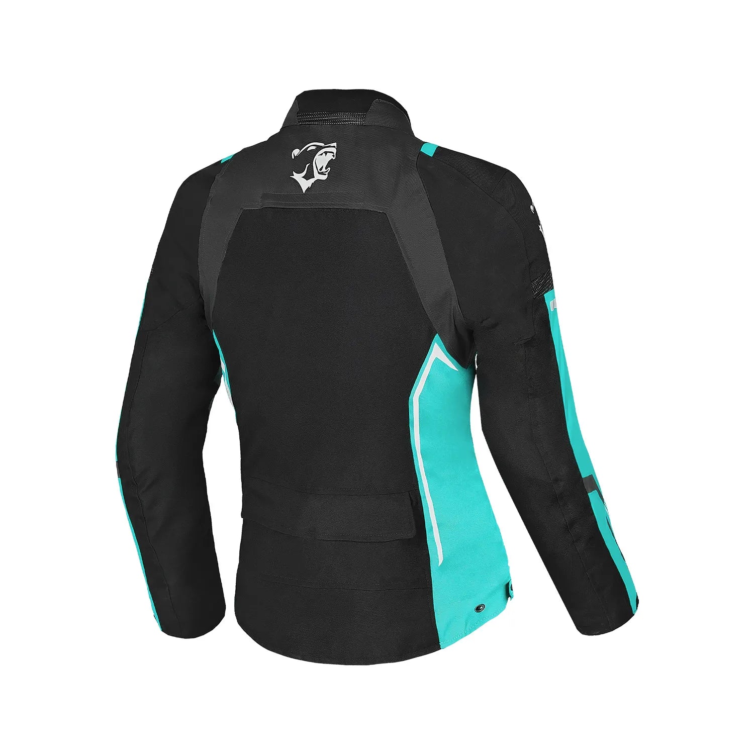 BELA Elanur Lady Motorbike Textile Jacket Black Grey Turquoise