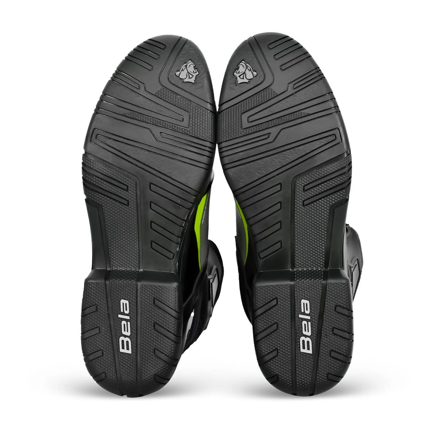 BELA EXTREME FORCE URBAN MOTORCYCLE BOOTS BLACK GREY YELLOW
