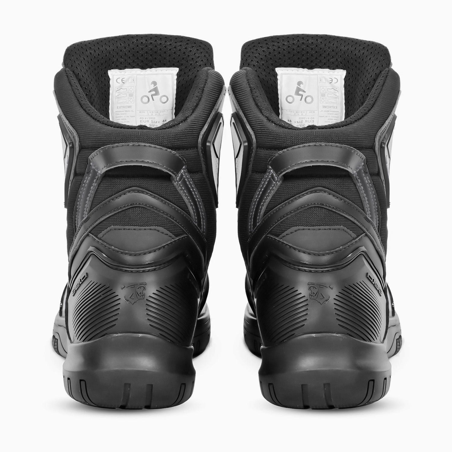 BELA EXTREME FORCE URBAN MOTORCYCLE BOOTS BLACK GREY