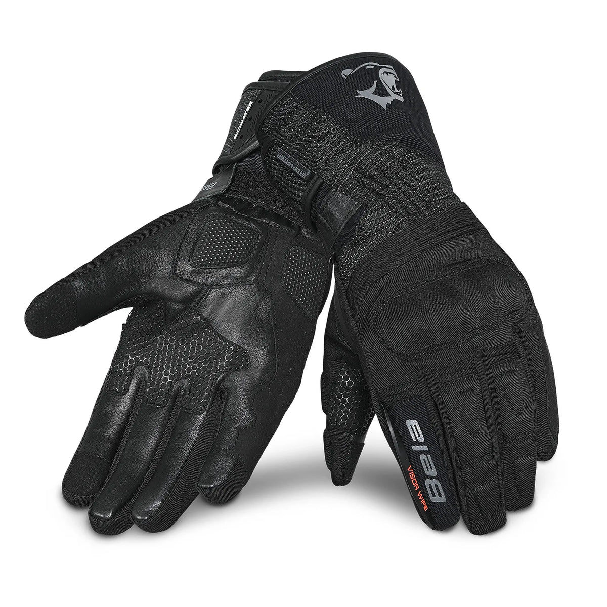 BELA Storm Winter Motorcycle Gloves Black