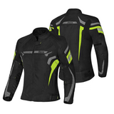 Bela Highland Lady Motorcycle Jacket Black Grey Yellow Fluro