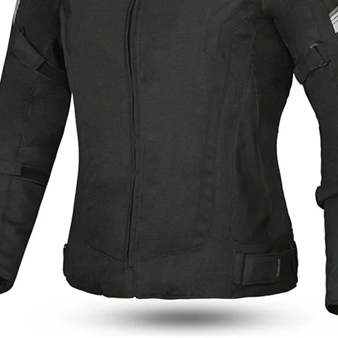 Bela Highland Lady Motorcycle Jacket Black Grey