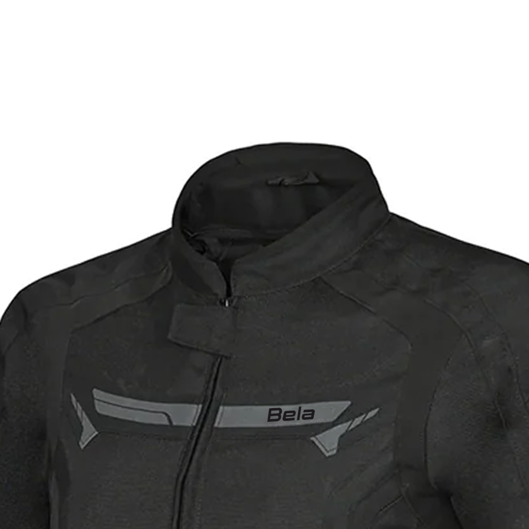 Bela Highland Lady Motorcycle Jacket Black Grey