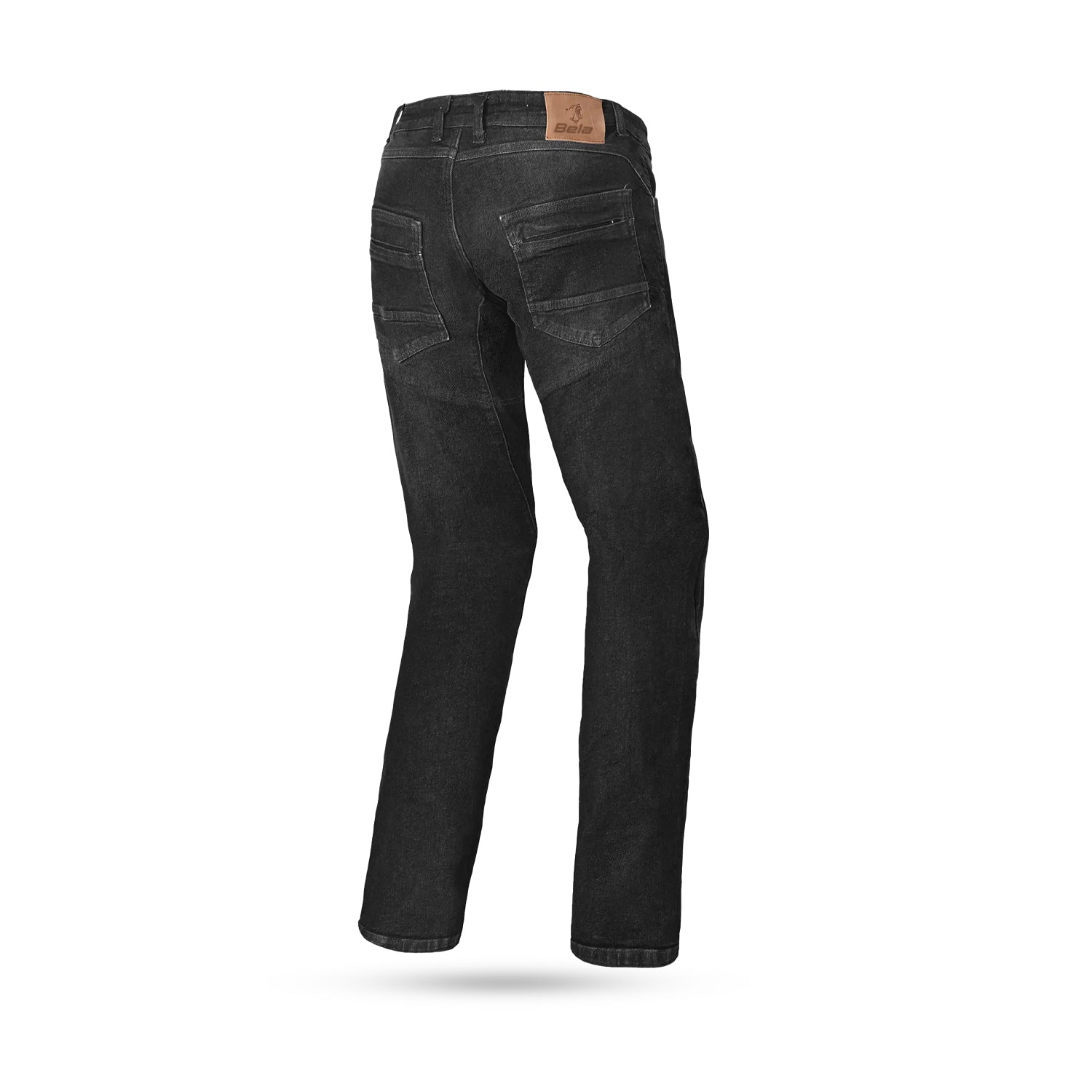 BELA KEVIN MEN MOTORCYCLE RIDING JEANS 34L BLACK