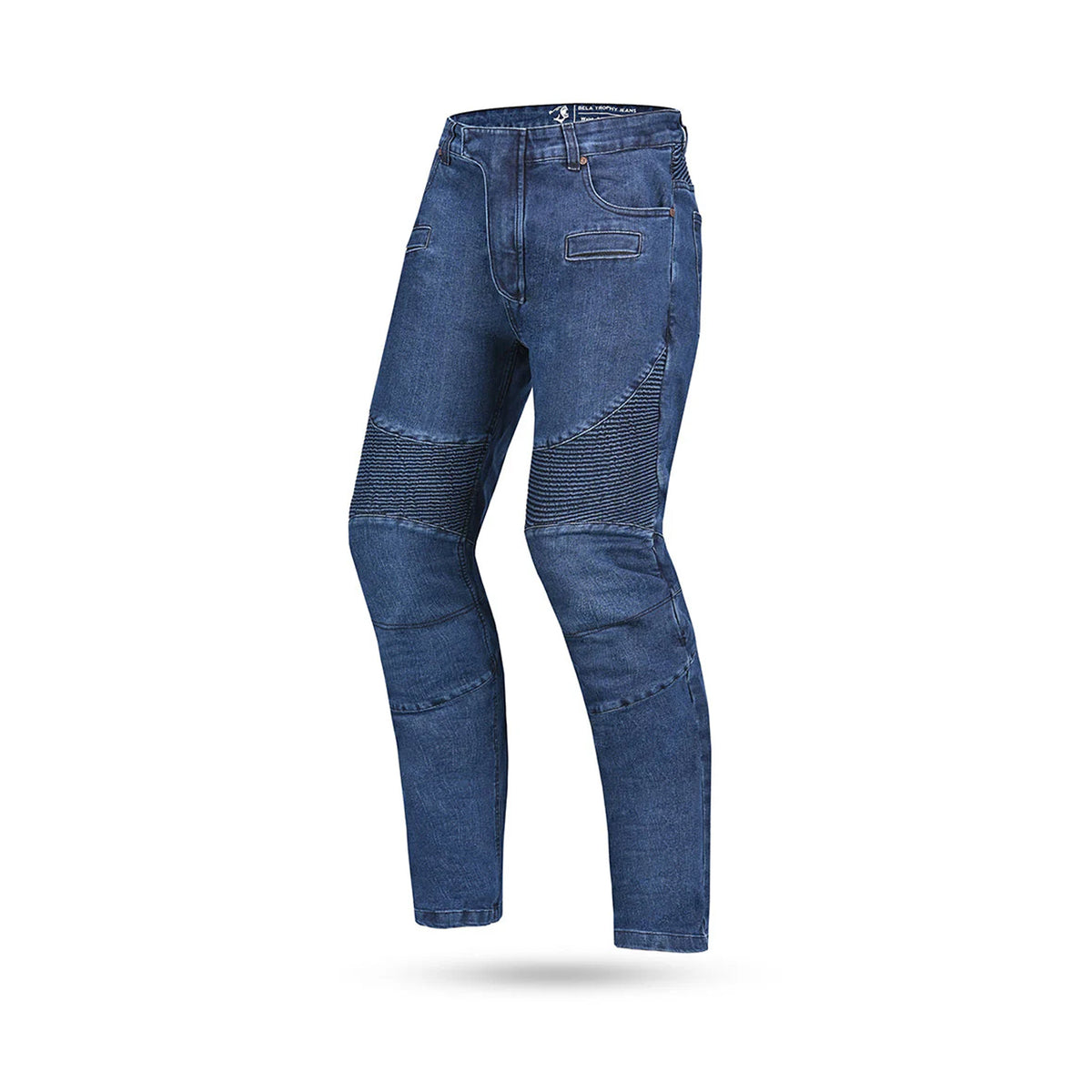 BELA KEVLAR TROPHY MEN MOTORCYCLE JEANS 34L BLUE