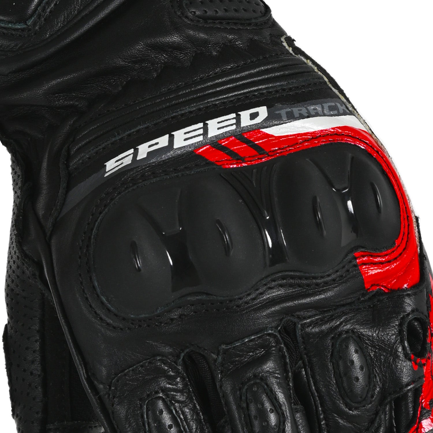 BELA Lemox Racing Motorcycle Gloves Black Red