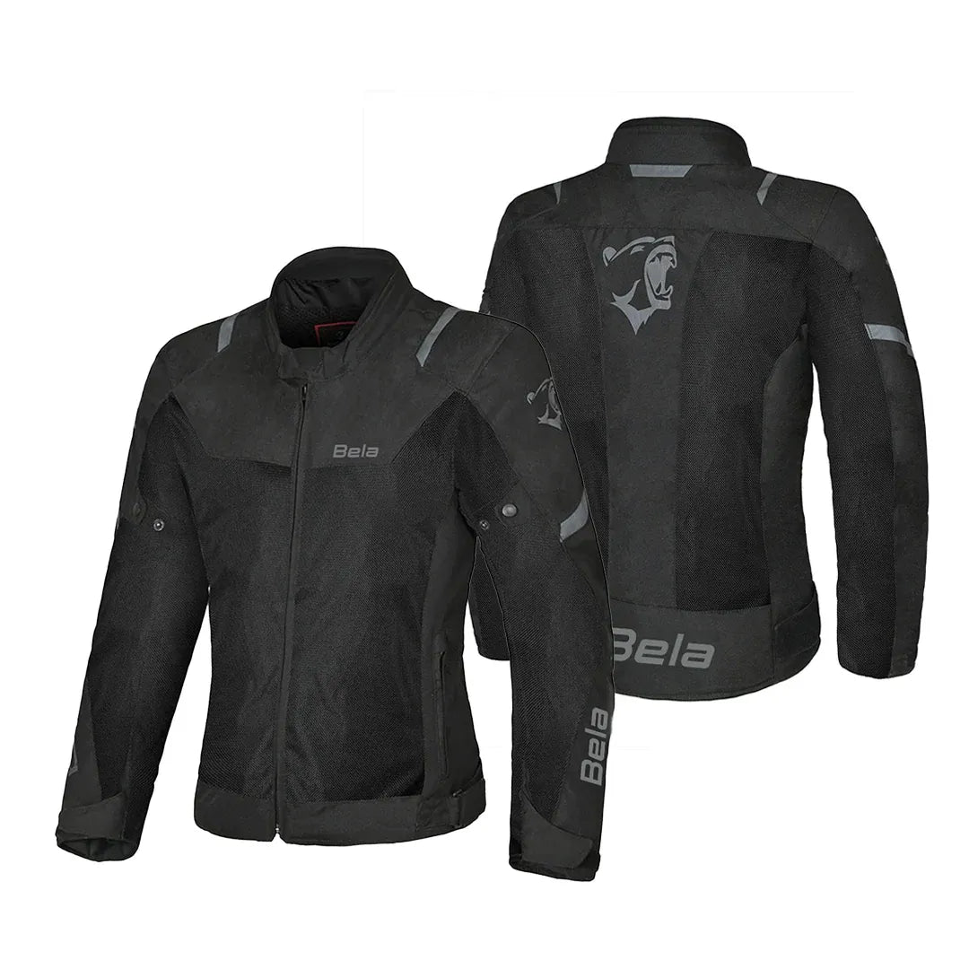 BELA MESH PRO LADY MOTORBIKE SUMMER JACKET BLACK
