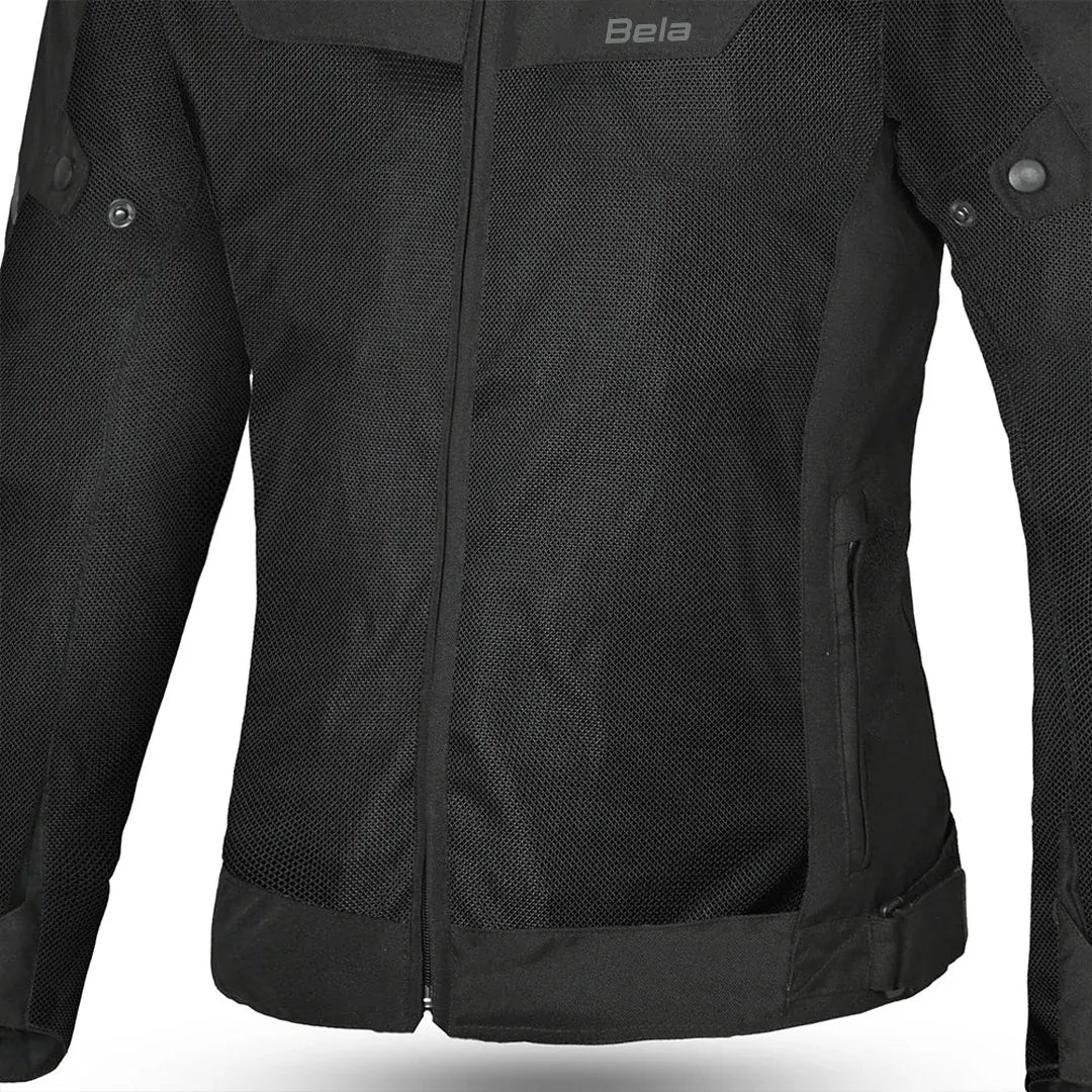 BELA MESH PRO LADY MOTORBIKE SUMMER JACKET BLACK
