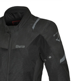 BELA MESH PRO LADY MOTORBIKE SUMMER JACKET BLACK