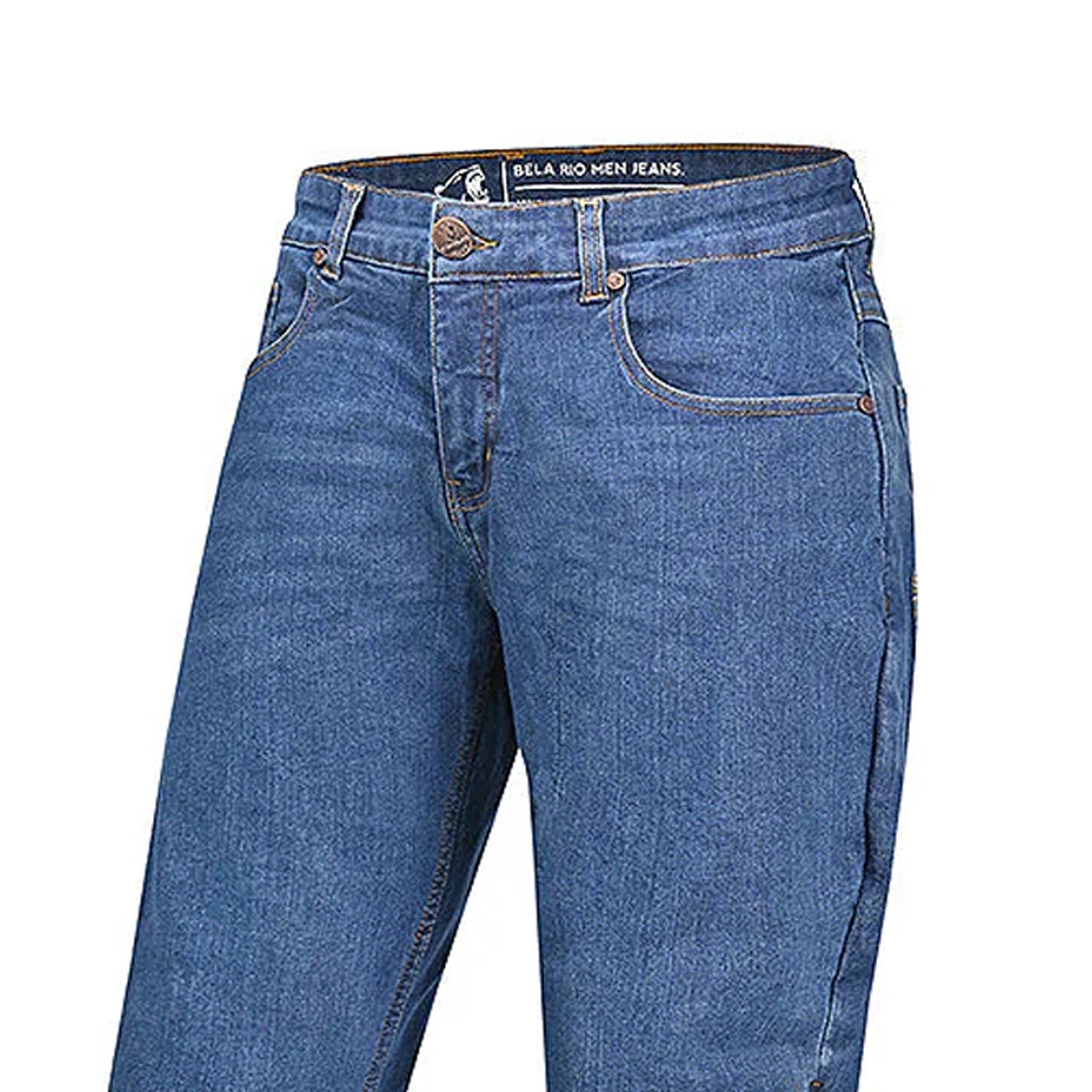 BELA RIO LADY MOTORCYCLE JEANS BLUE