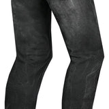 BELA RIO MEN MOTORCYCLE DENIM JEANS 32L RANDOM BLACK SPRAY