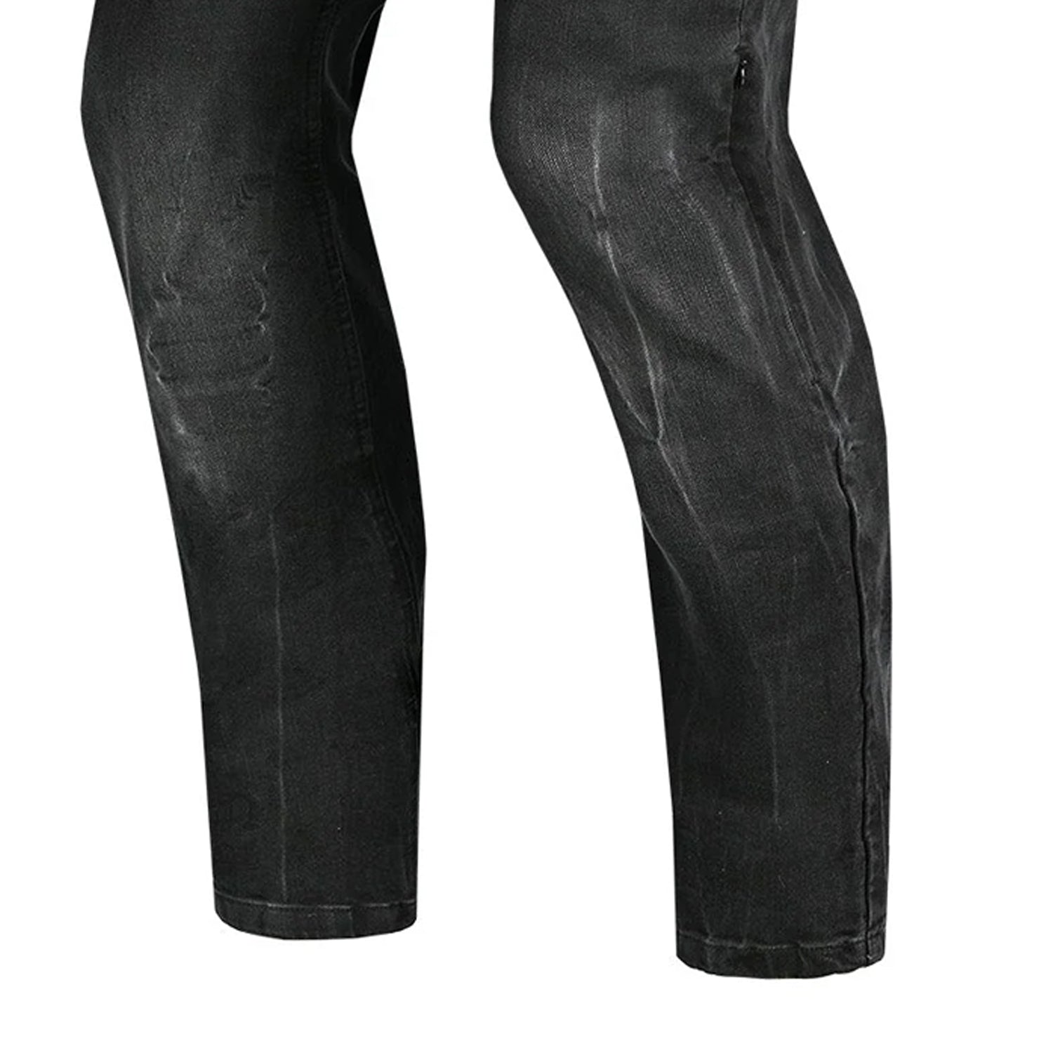 BELA RIO MEN MOTORCYCLE DENIM JEANS 32L RANDOM BLACK SPRAY