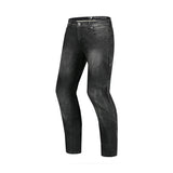 BELA RIO MEN MOTORCYCLE DENIM JEANS 32L RANDOM BLACK SPRAY