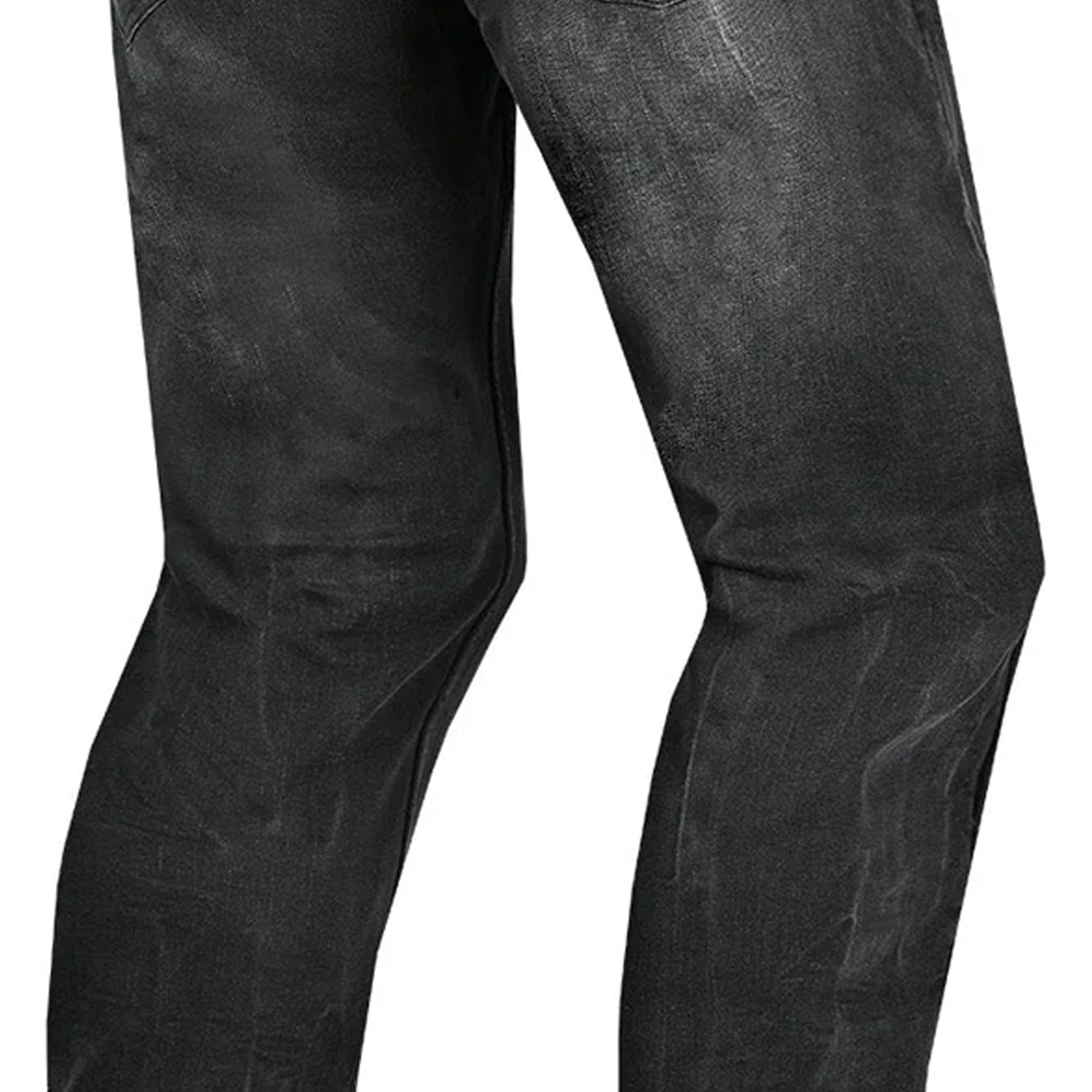 BELA RIO MEN MOTORCYCLE DENIM JEANS 32L TIE & DYE BLACK