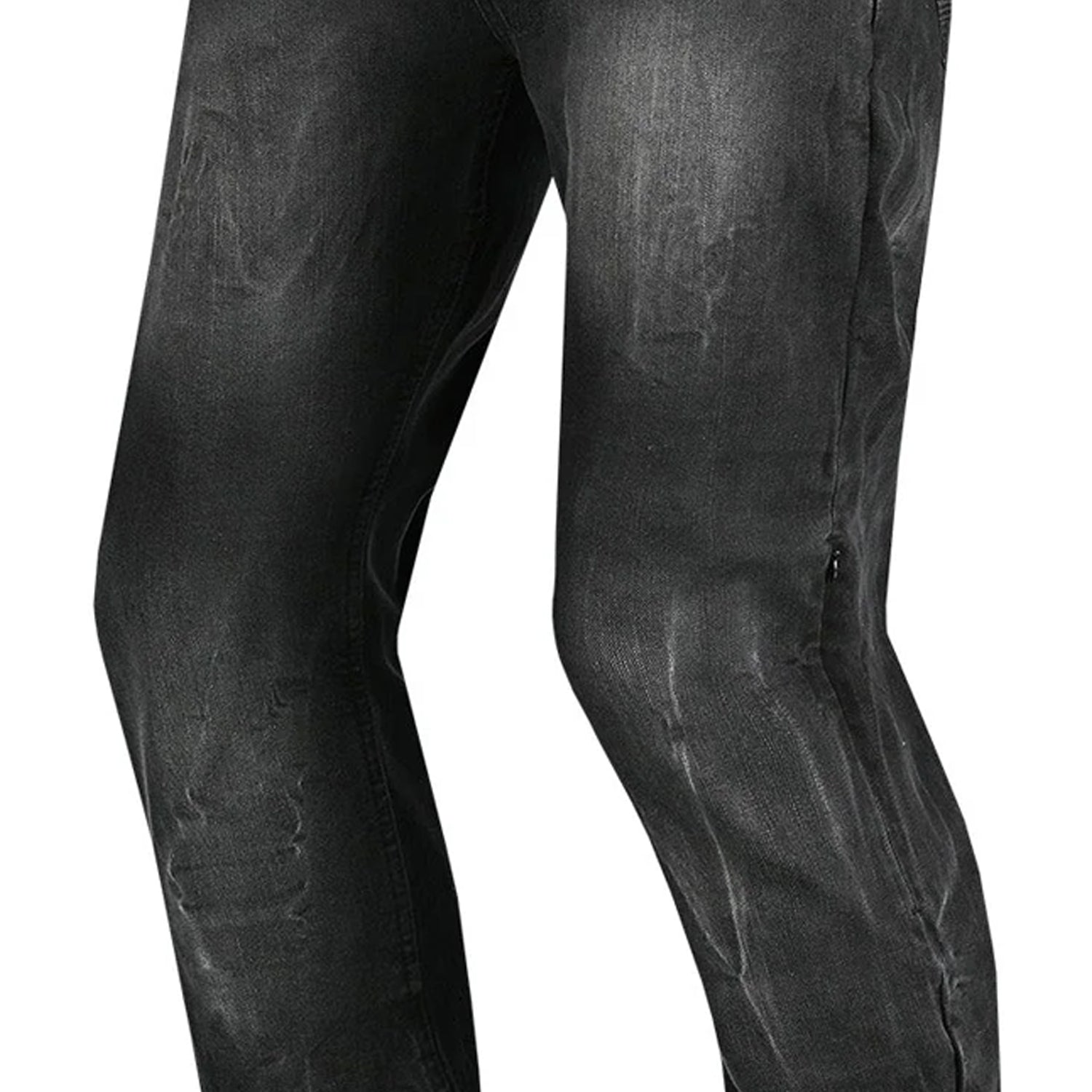 BELA RIO MEN MOTORCYCLE DENIM JEANS 32L TIE & DYE BLACK