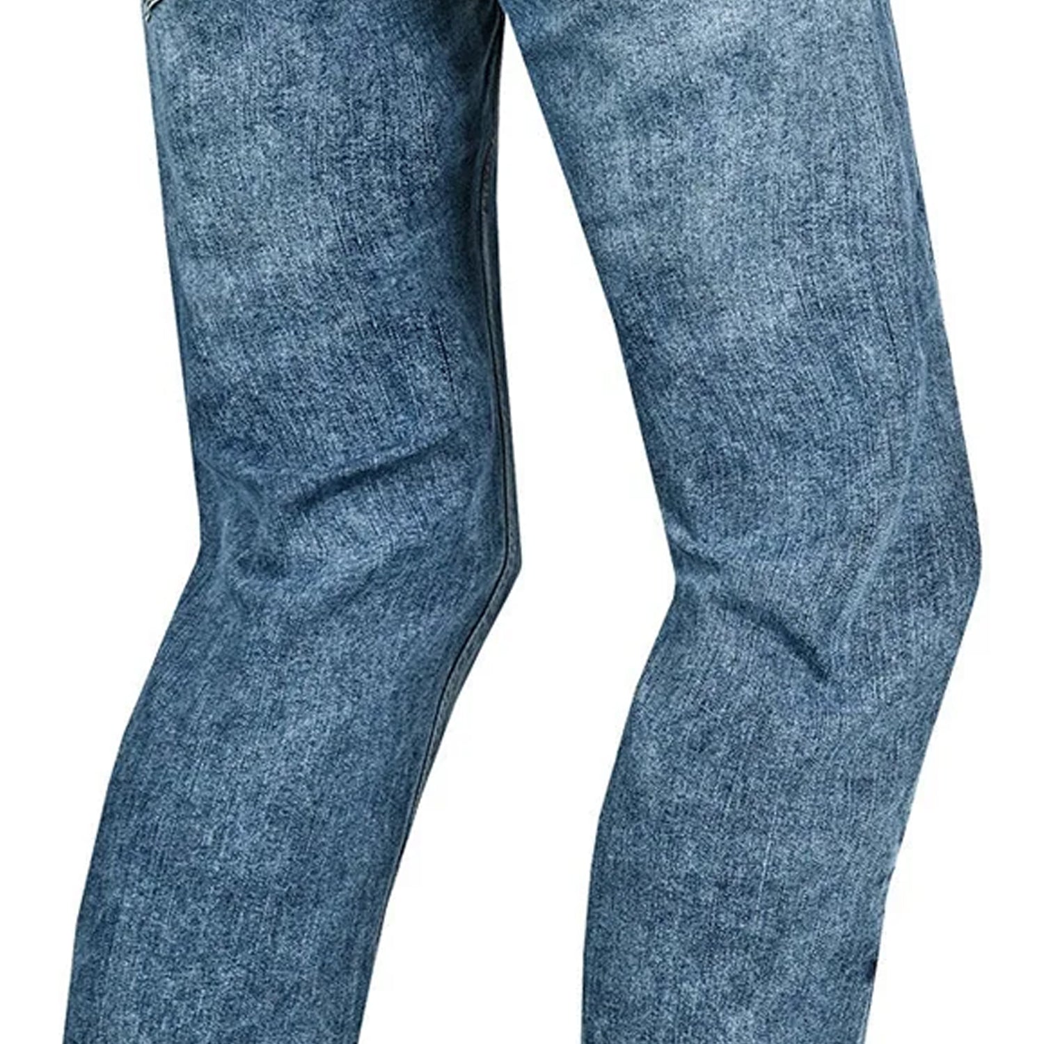 BELA RIO MEN MOTORCYCLE DENIM JEANS 34L RANDOM BLUE