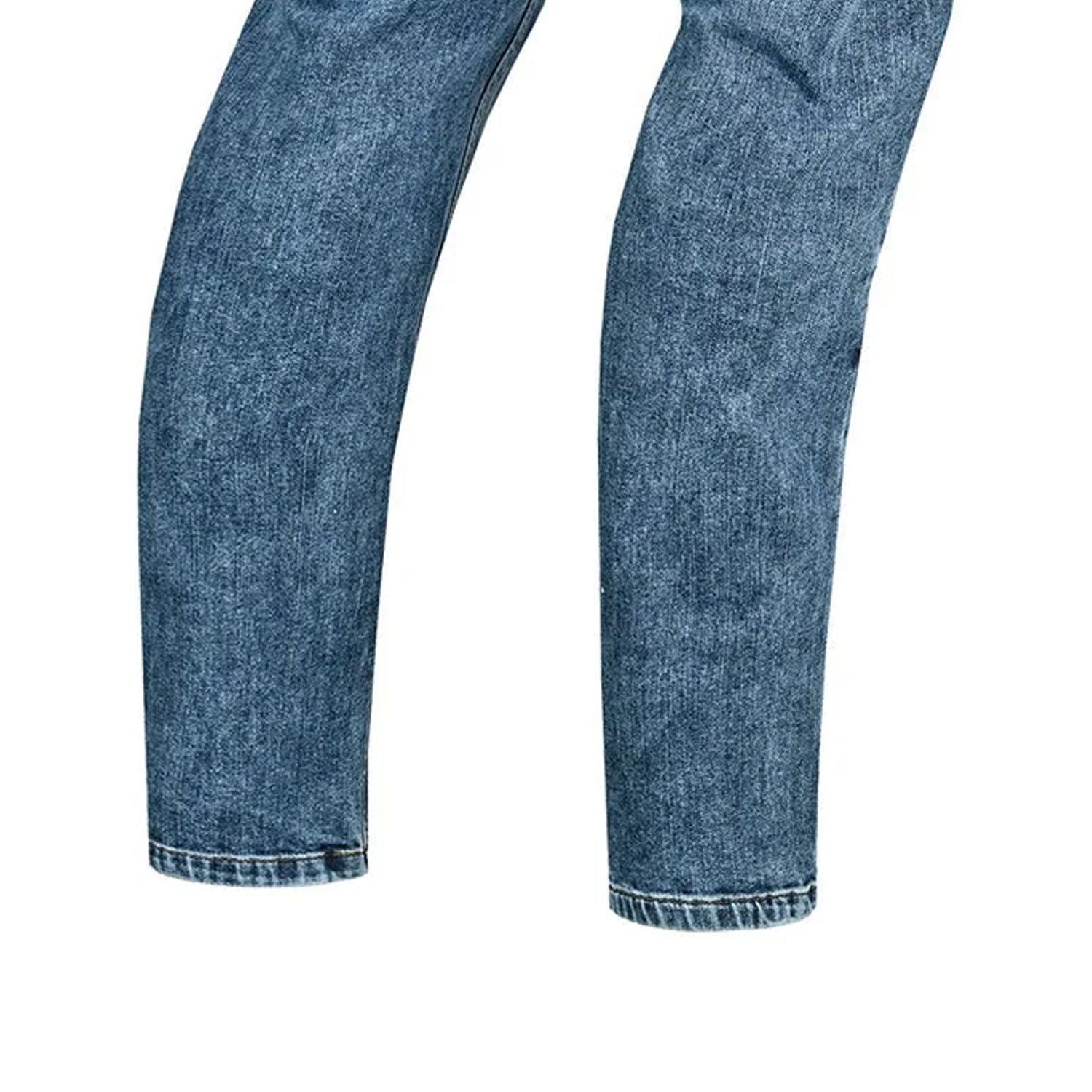 BELA RIO MEN MOTORCYCLE DENIM JEANS 34L RANDOM BLUE