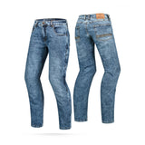 BELA RIO MEN MOTORCYCLE DENIM JEANS 34L RANDOM BLUE