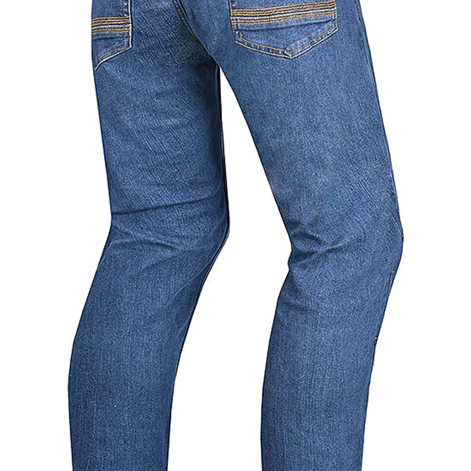 BELA RIO MEN MOTORCYCLE JEANS BLUE
